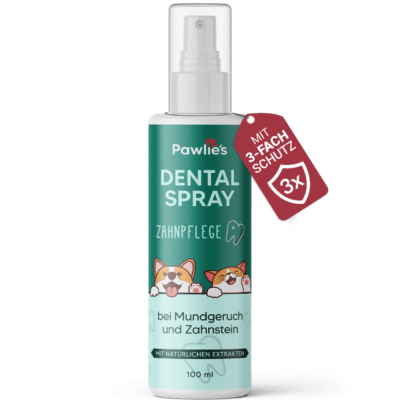 Pawlie's Dentalspray für Hunde und Katzen bei Mundgeruch und Zahnstein, 100 ml