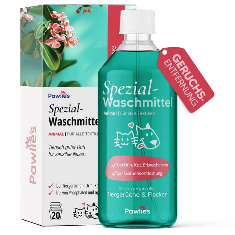 Pawlie's Waschmittel zur Geruchsentfernung für Hundedecken und Textilien