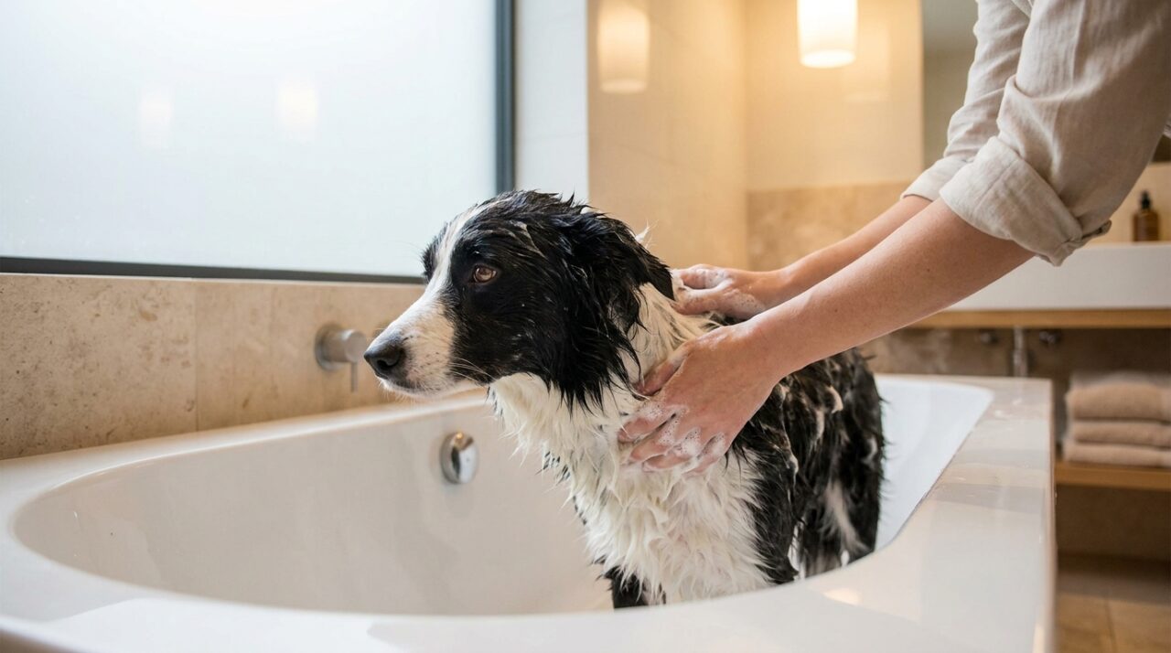 hundeshampoo test hund badewanne